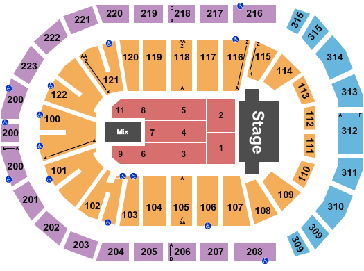 Gas South Arena Trans-Siberian Orchestra Seating Chart